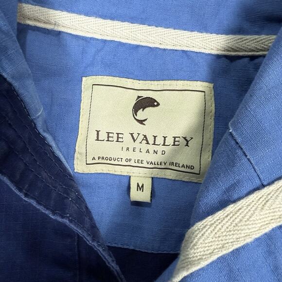 LEE VALLEY Ireland Pullover Jacket Women's Size Medium Drawstring Hooded Canvas - Picture 3 of 10